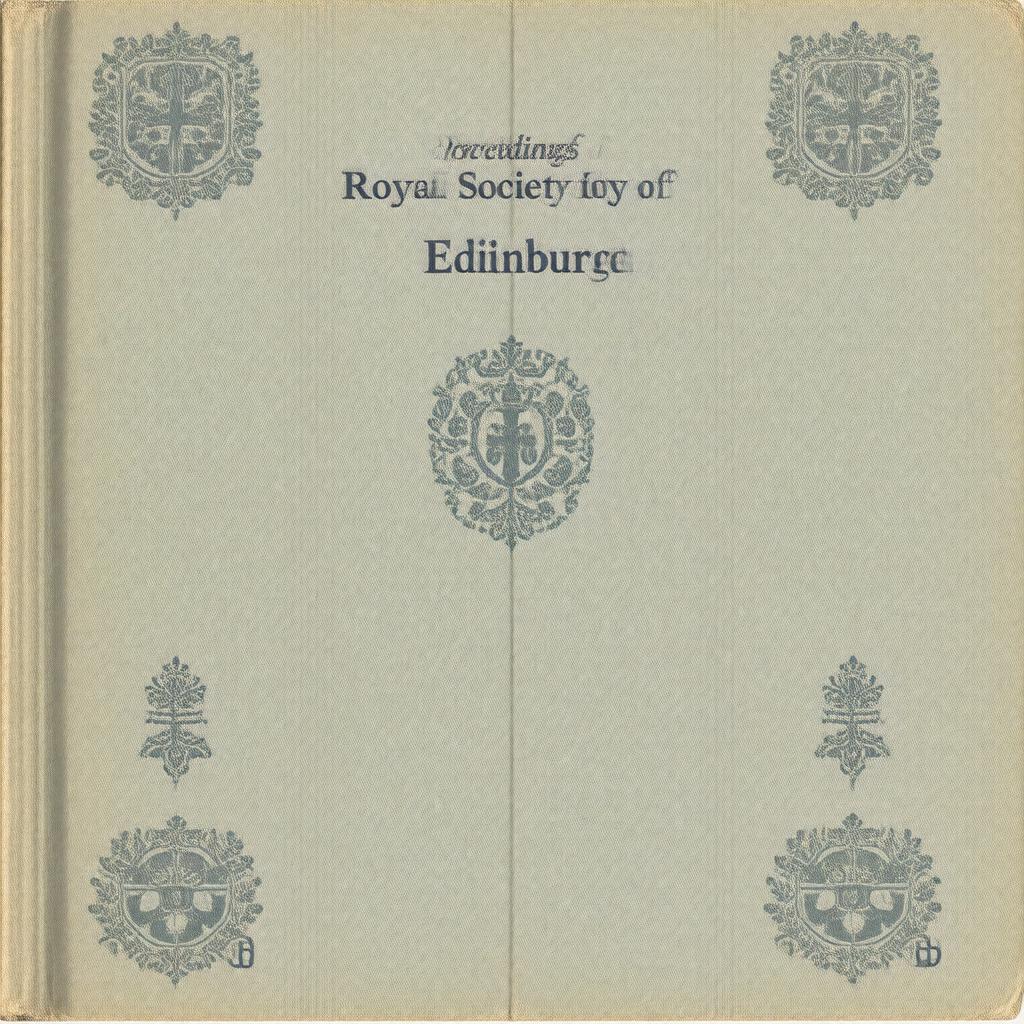 Click to view larger image AI-created image of Proceedings of the Royal Society of Edinburgh