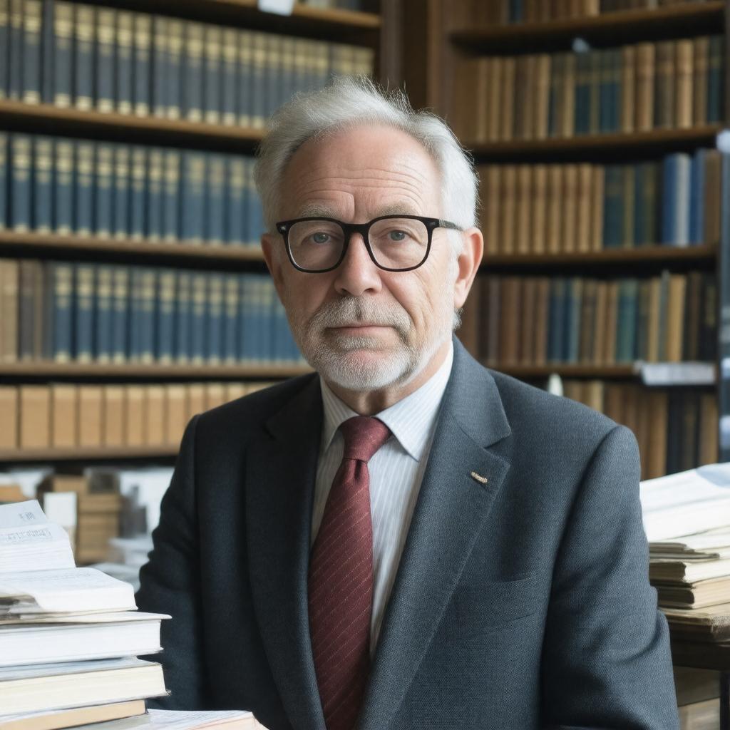 AI-created image of Professor Brian Salter