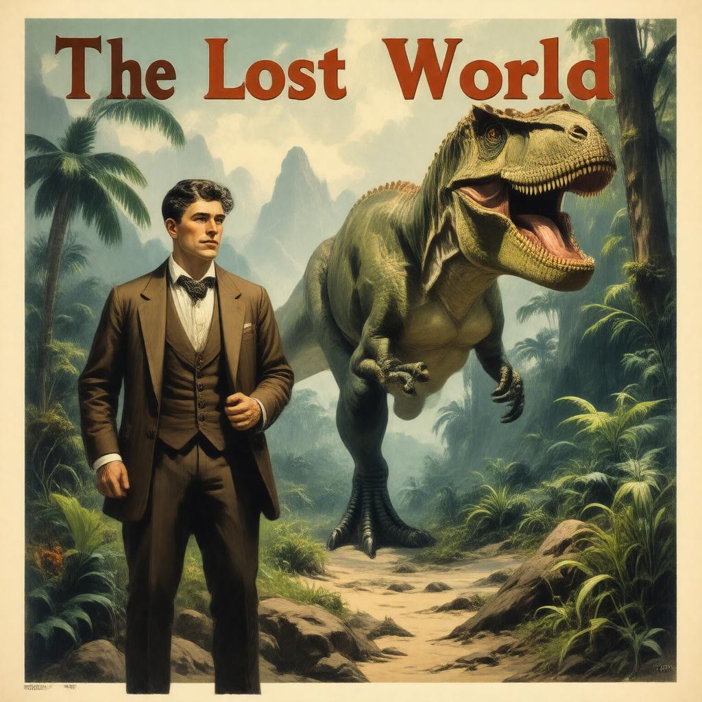 AI-created image of Professor Challenger series