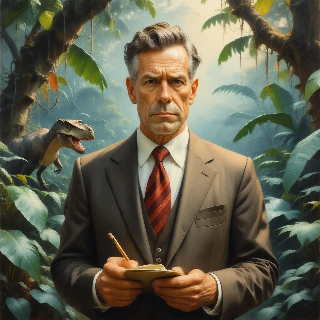 AI-created image of Professor Summerlee