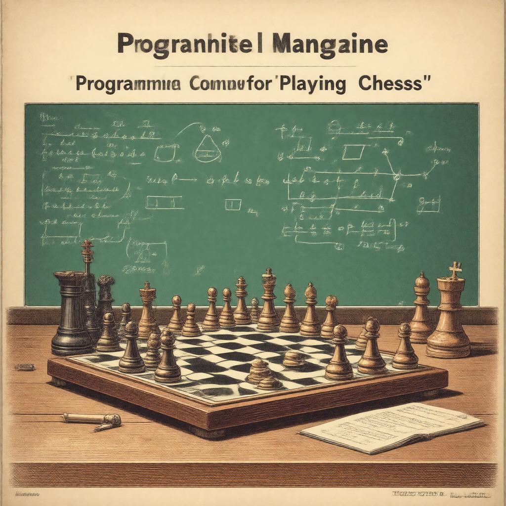 AI-created image of Programming a Computer for Playing Chess