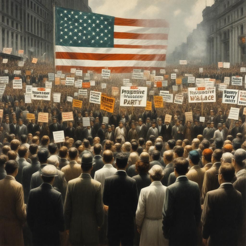 AI-created image of Progressive Party (1948)