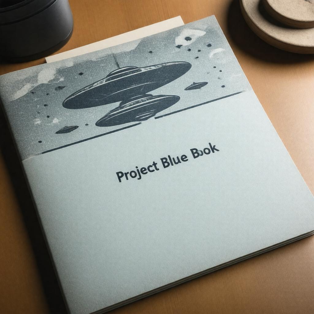 AI-created image of Project Blue Book