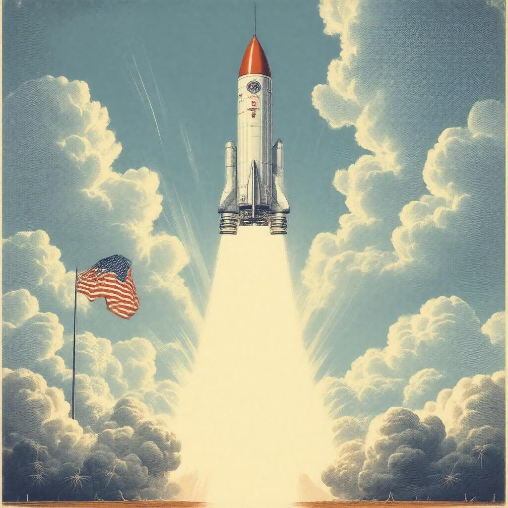 AI-created image of Project Mercury
