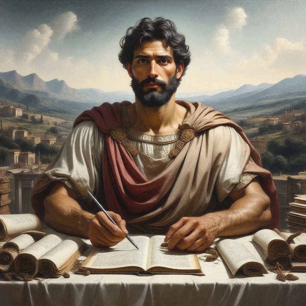 AI-created image of Propertius