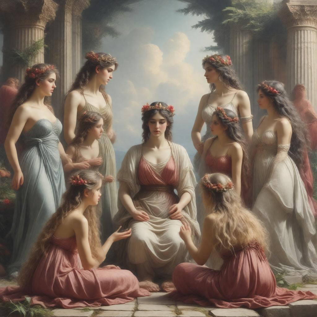 Click to view larger image AI-created image of Proserpine (play by Mary Shelley)