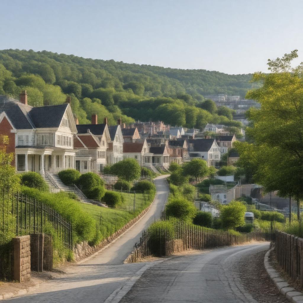 Click to view larger image AI-created image of Prospect Hill, Cincinnati, Ohio