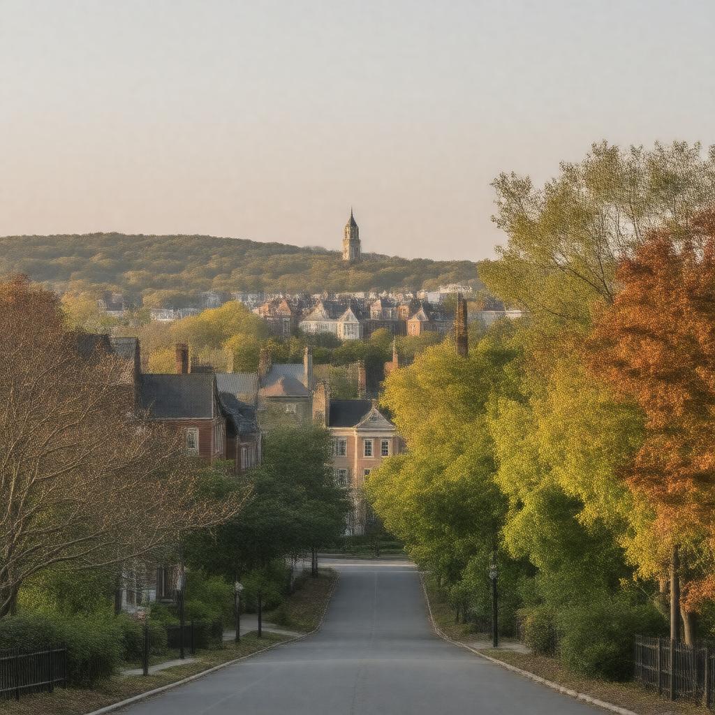 AI-created image of Prospect Hill, New Haven, Connecticut