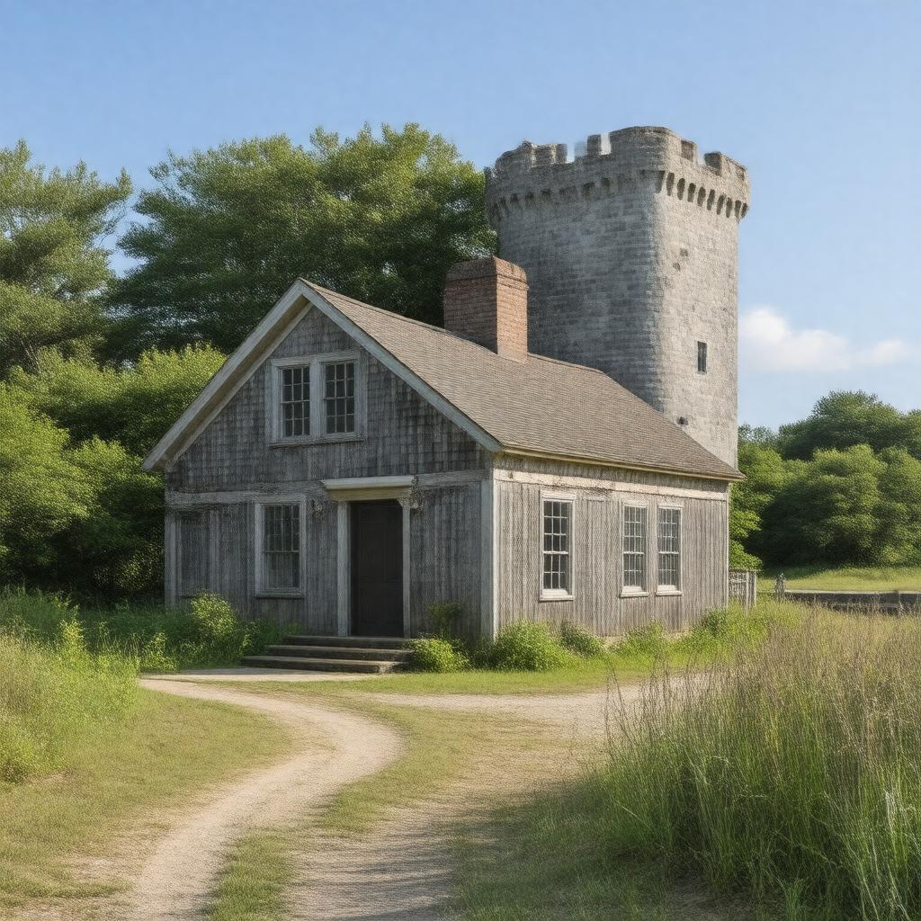 Click to view larger image AI-created image of Province Lands Visitor Center