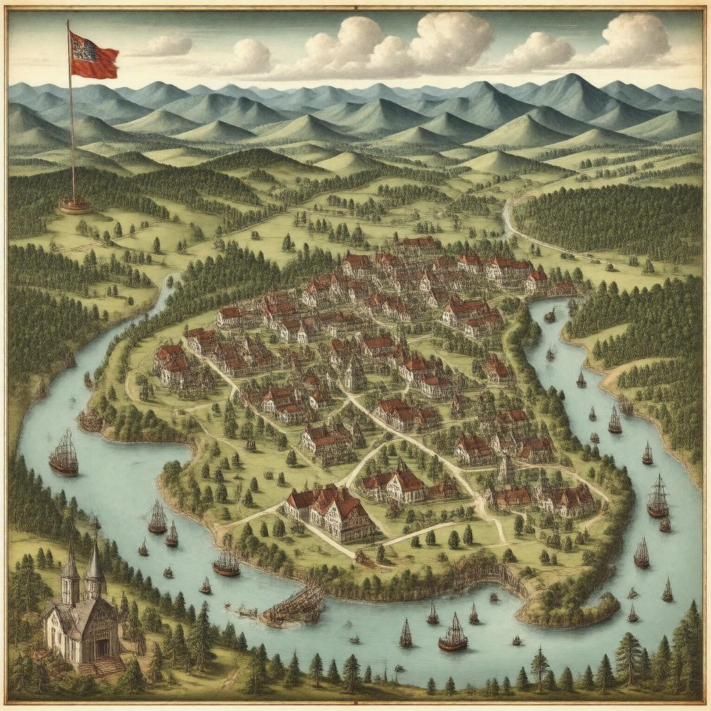 AI-created image of Province of New Jersey