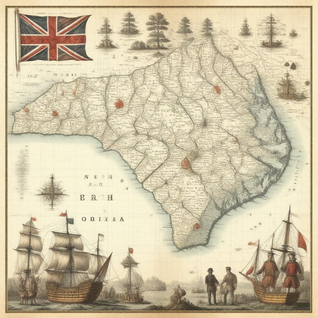 AI-created image of Province of North Carolina