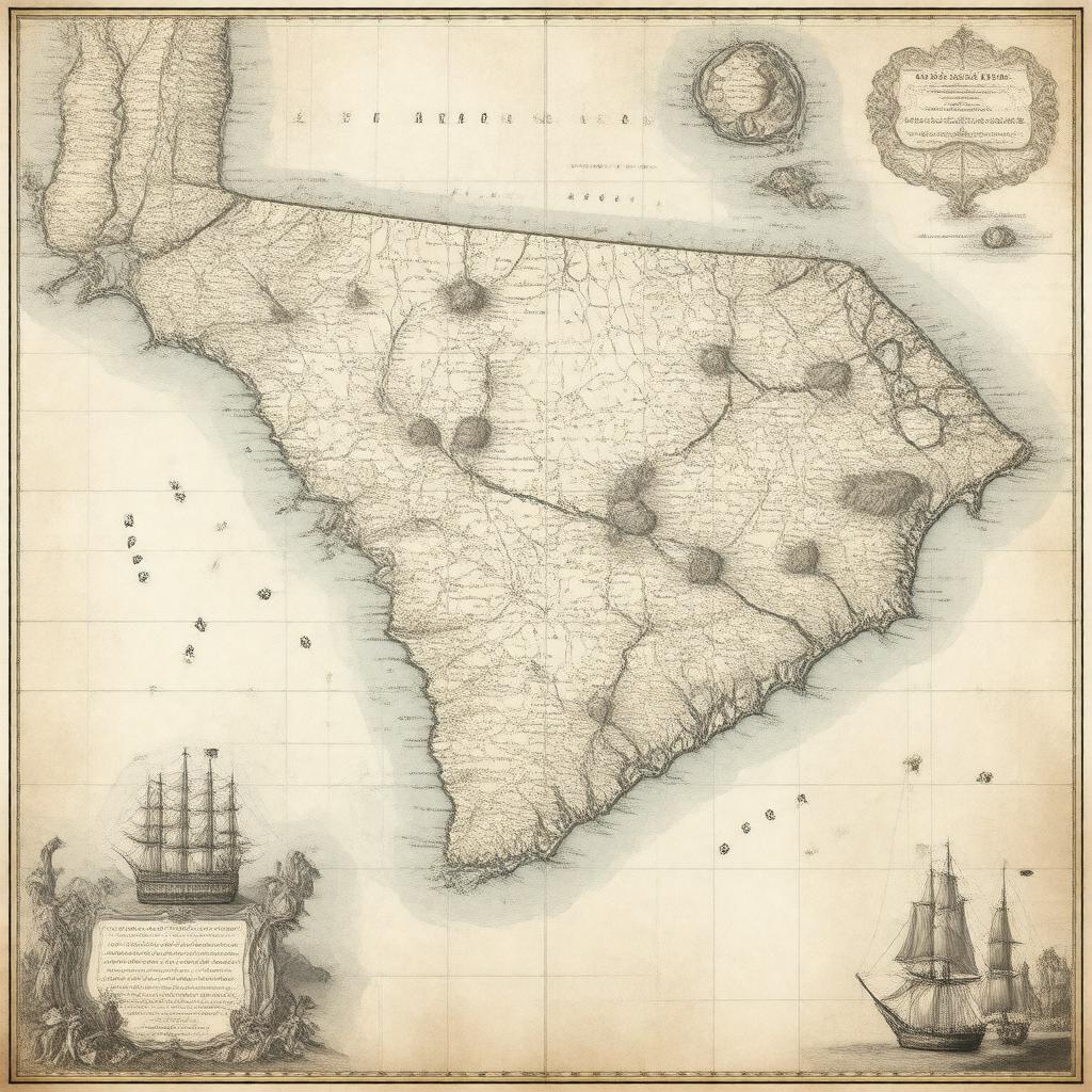AI-created image of Province of South Carolina
