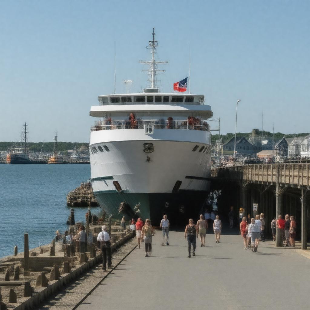 AI-created image of Provincetown Ferry Terminal