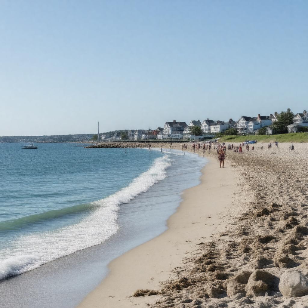 AI-created image of Provincetown Harbor Beach
