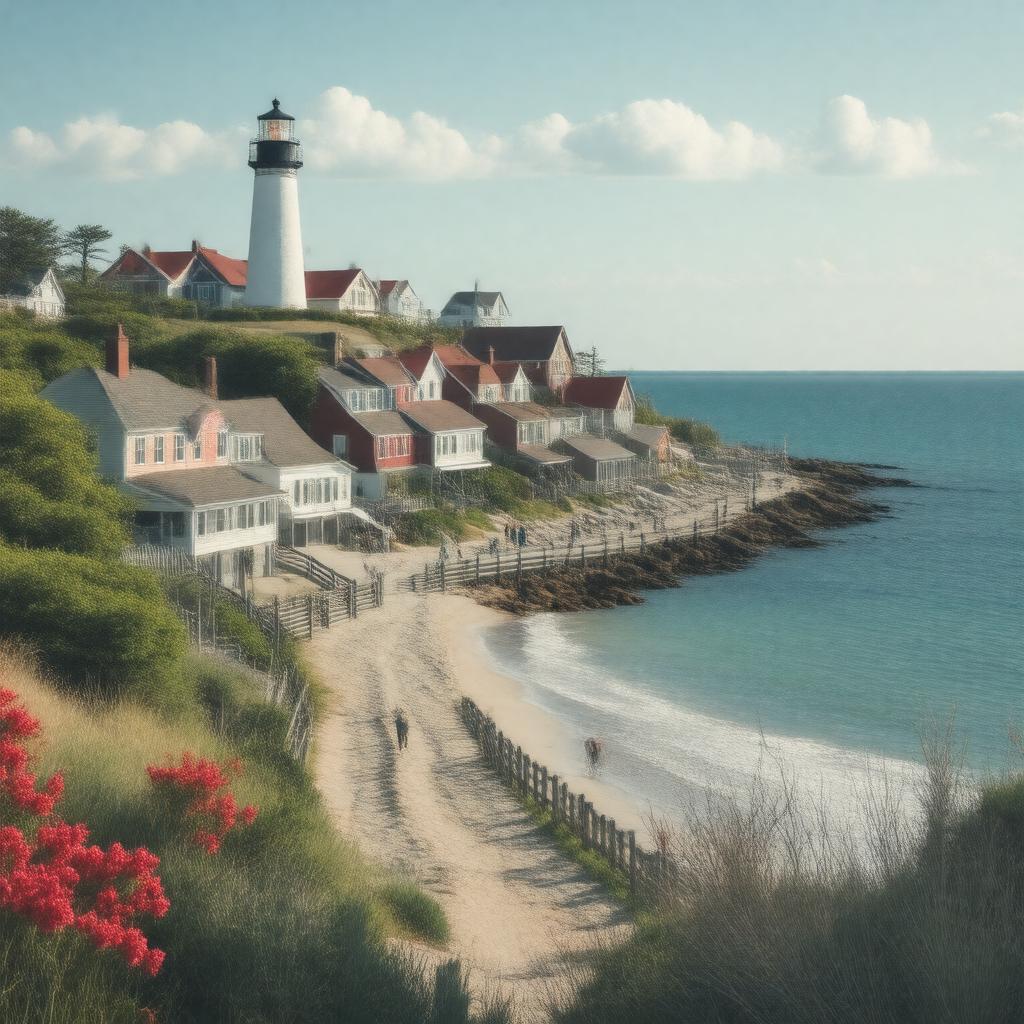 AI-created image of Provincetown