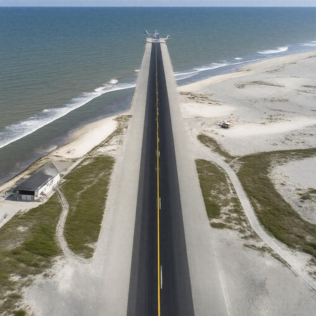 AI-created image of Provincetown Municipal Airport