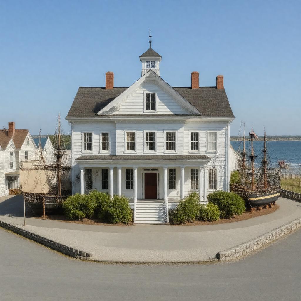 Click to view larger image AI-created image of Provincetown Museum