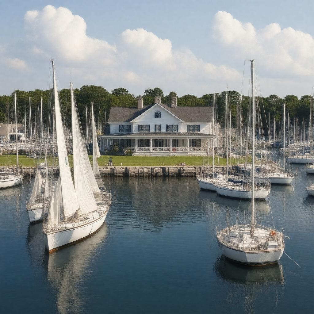 AI-created image of Provincetown Yacht Club