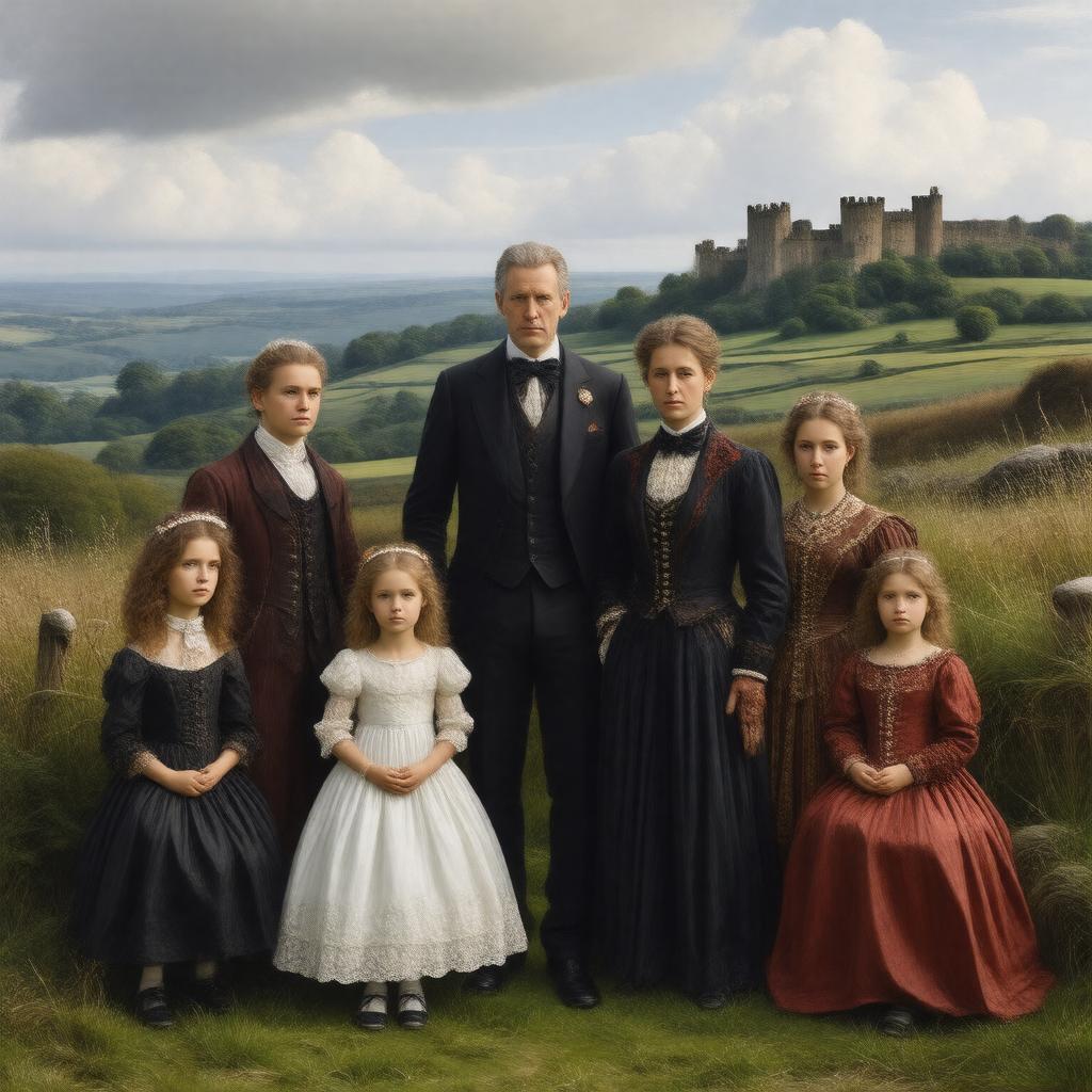 AI-created image of Prudhoe family