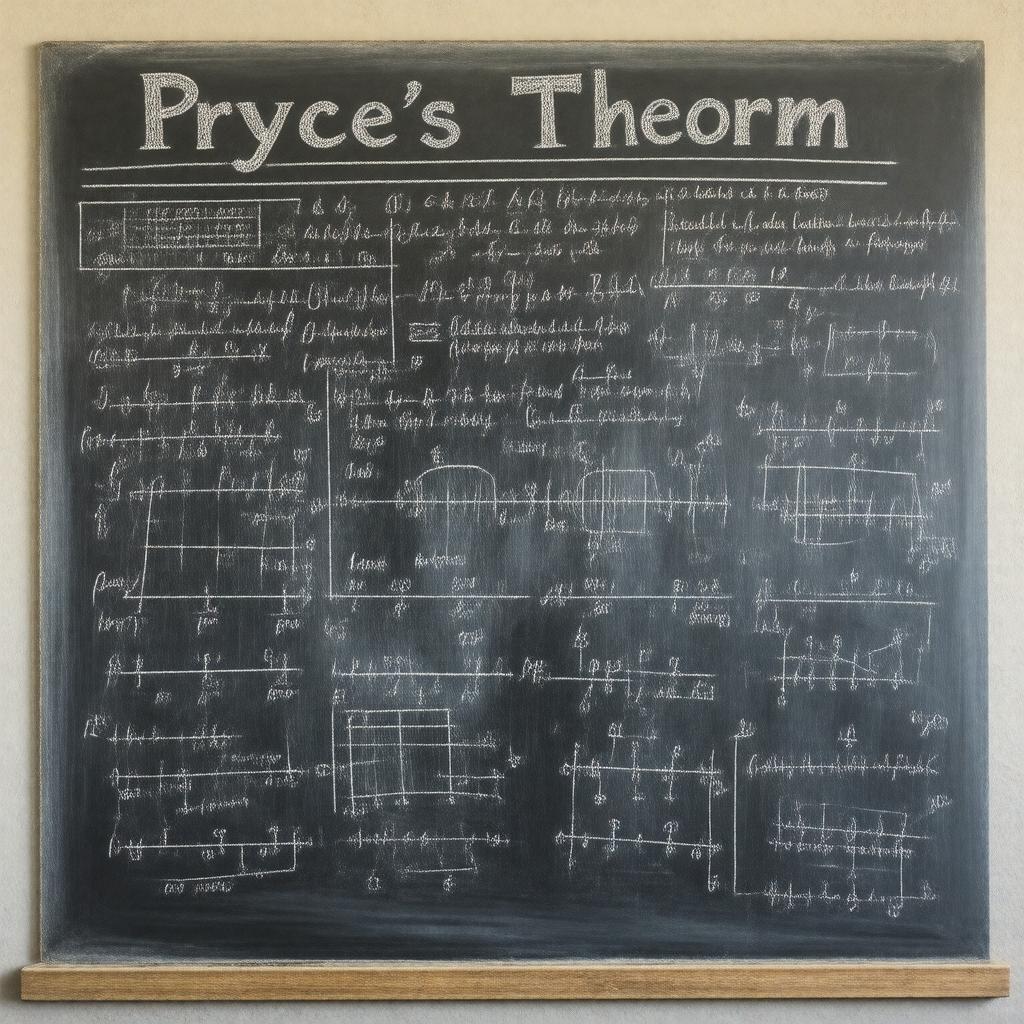Click to view larger image AI-created image of Pryce's theorem