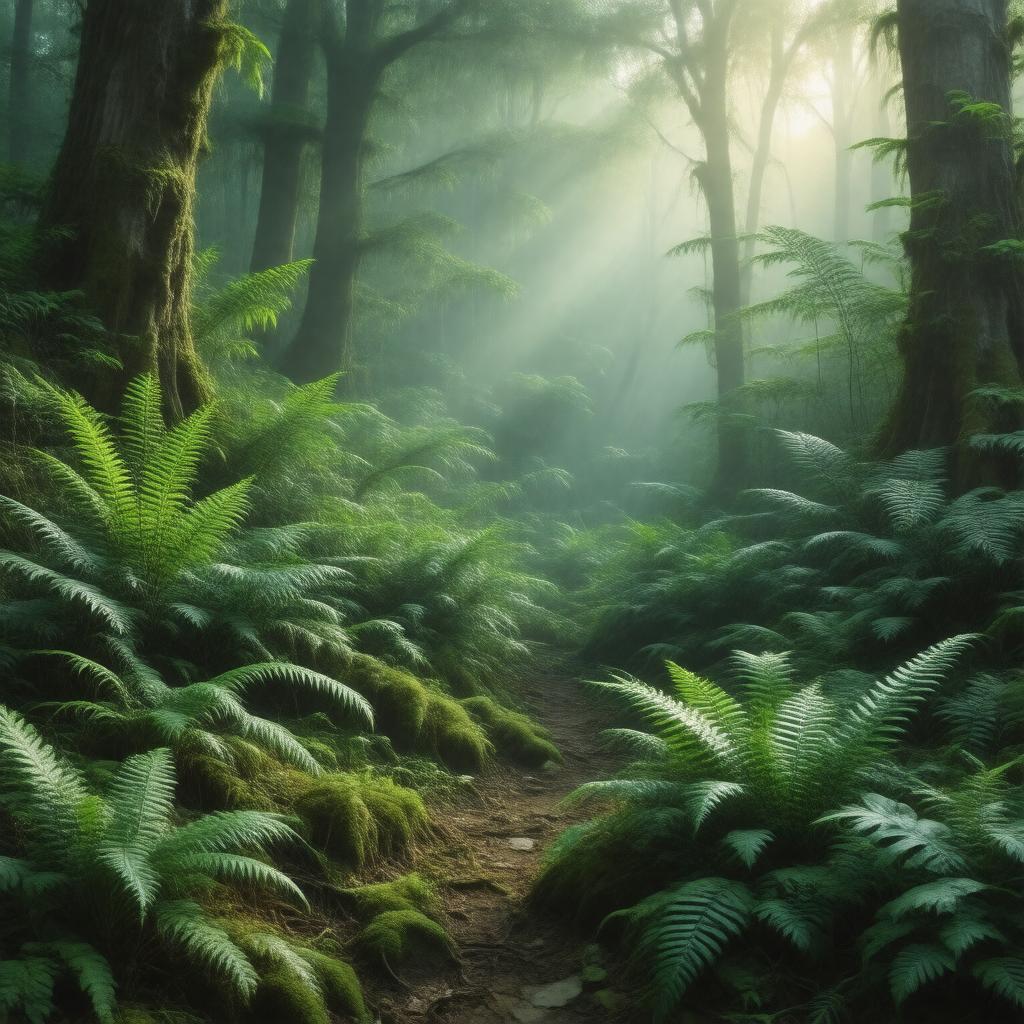 Click to view larger image AI-created image of Pteridophyta