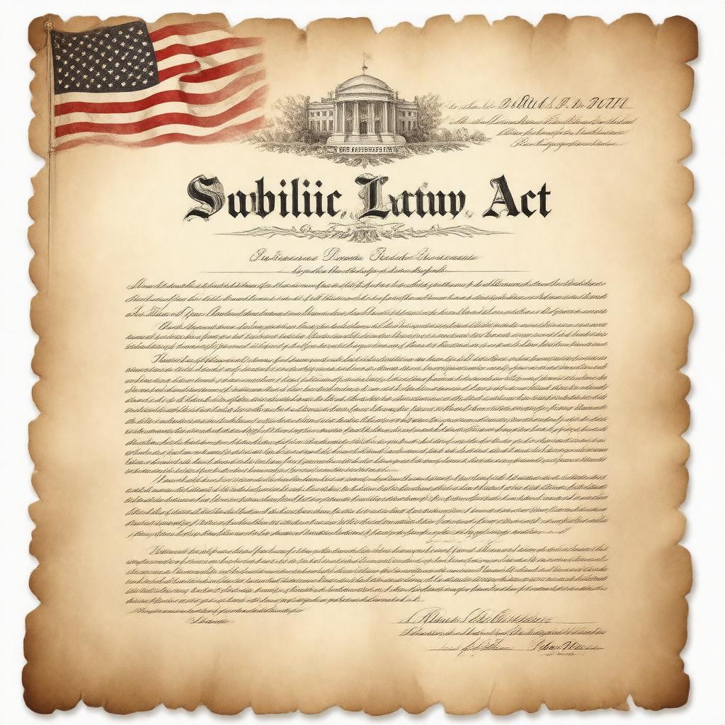 AI-created image of Public Law 74-271