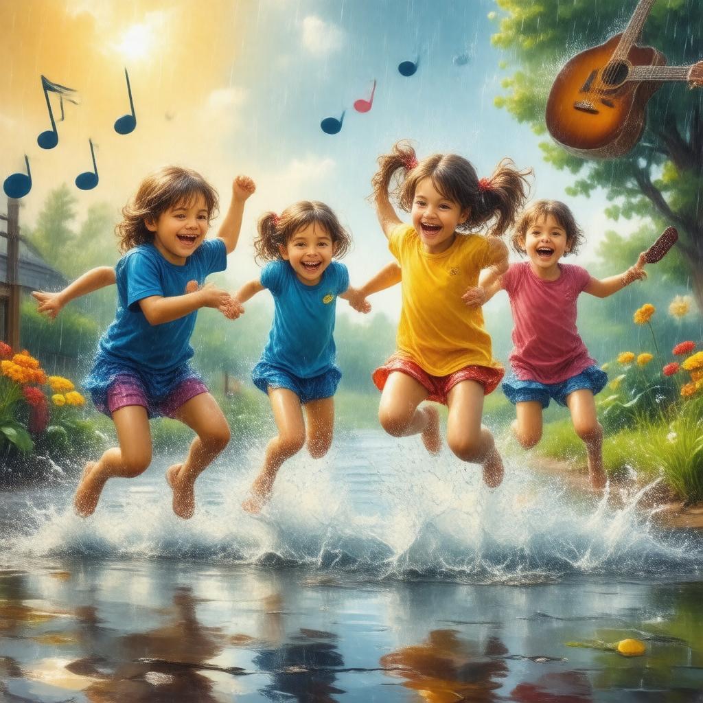 Click to view larger image AI-created image of Puddle Jump