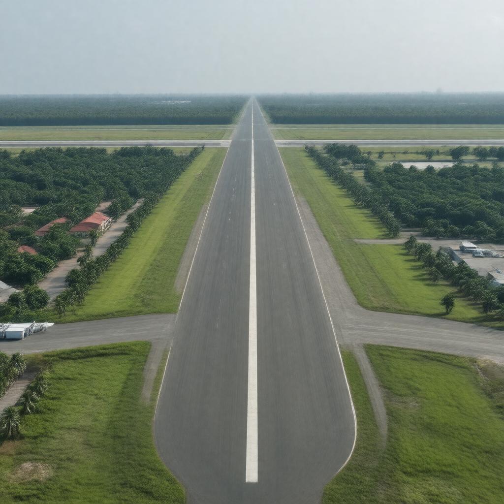 AI-created image of Puducherry Airport