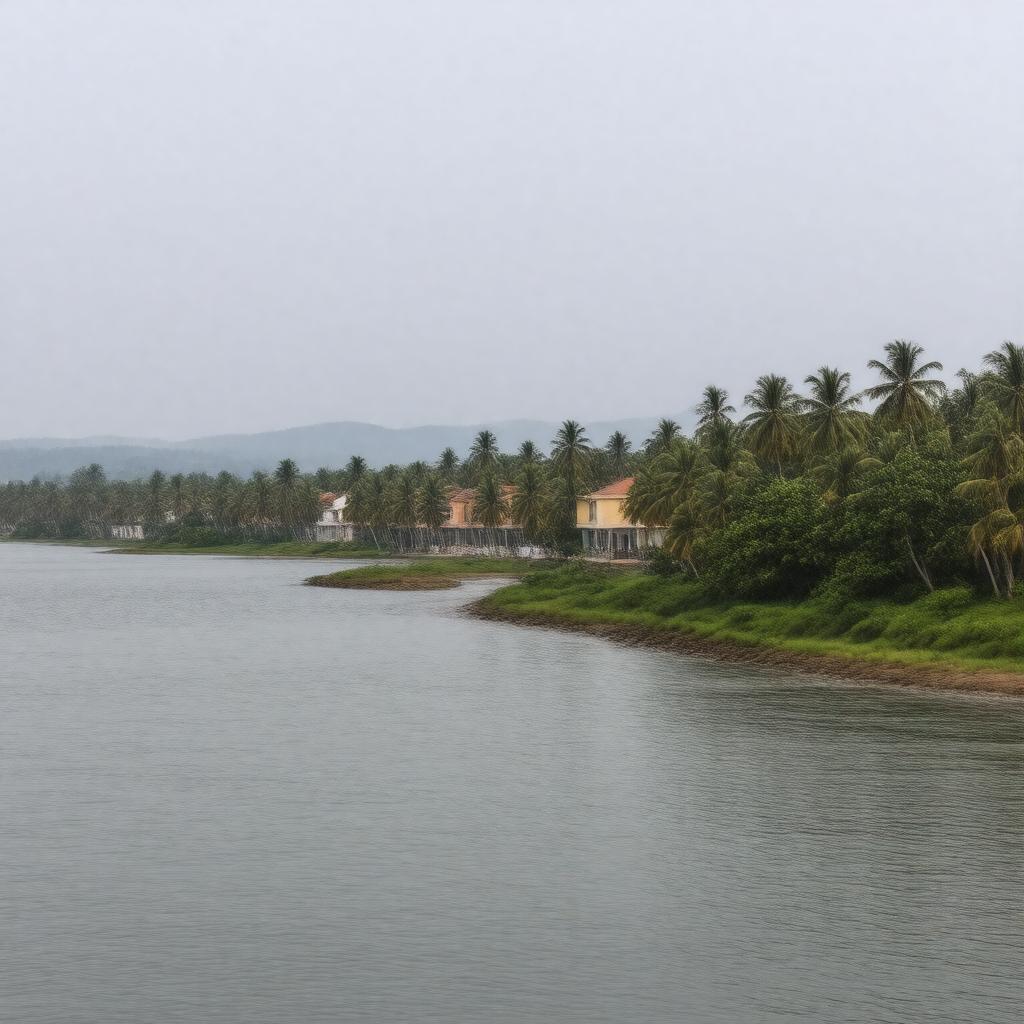 AI-created image of Puducherry (Mahé)