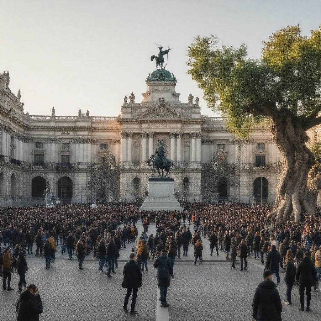 AI-created image of Puerta del Sol