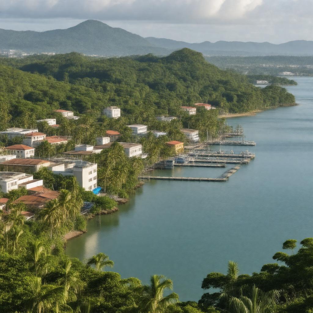 AI-created image of Puerto Barrios