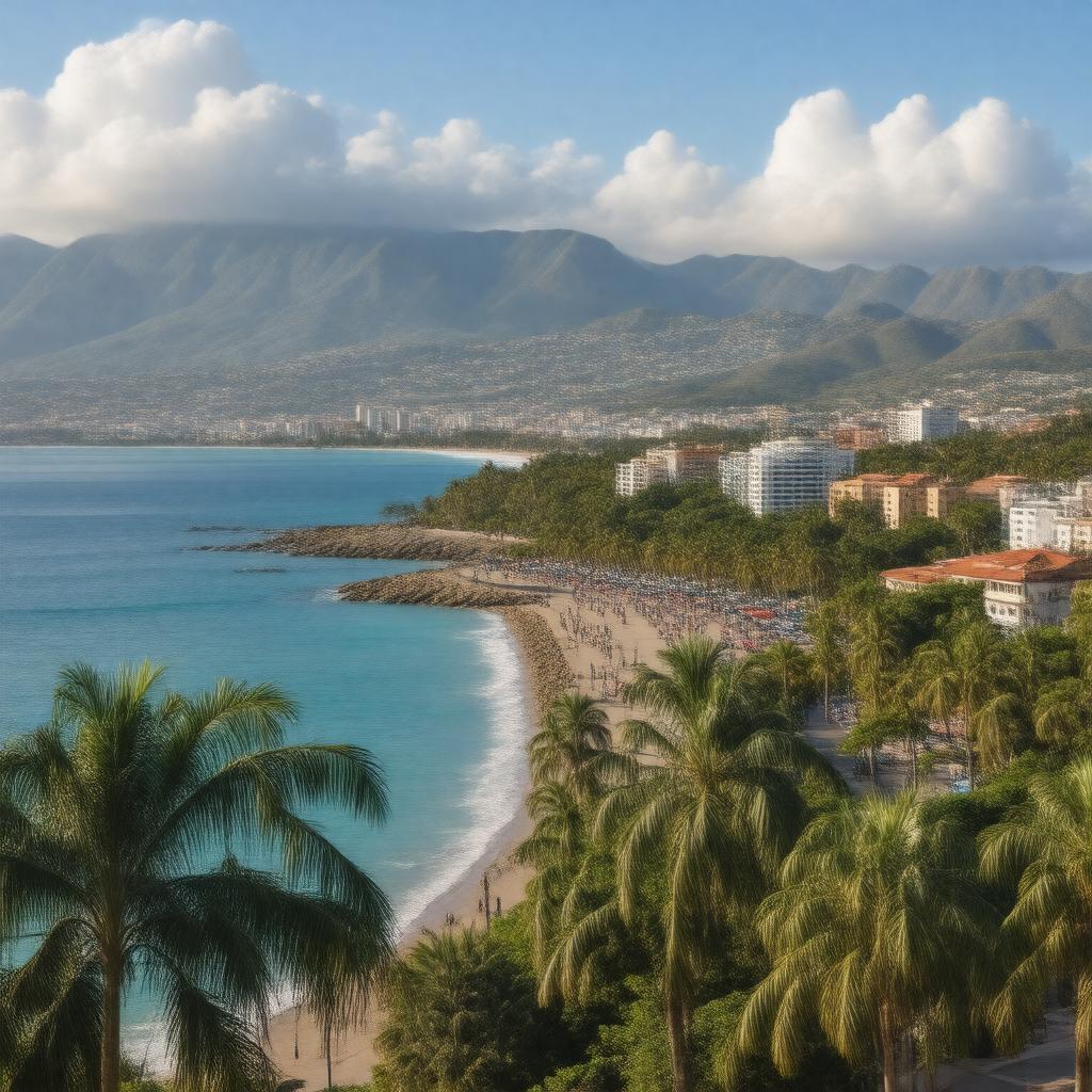 AI-created image of Puerto Vallarta, Mexico