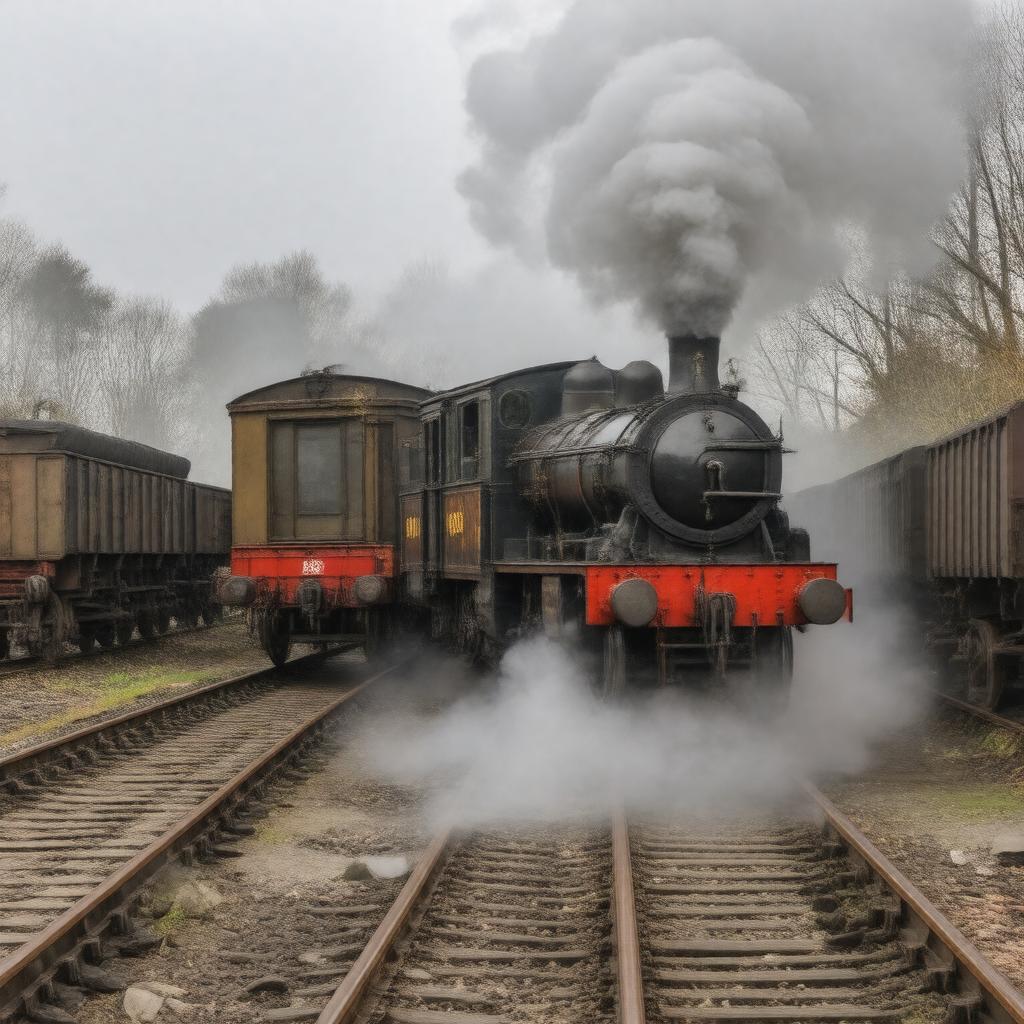 Click to view larger image AI-created image of Puffing Billy