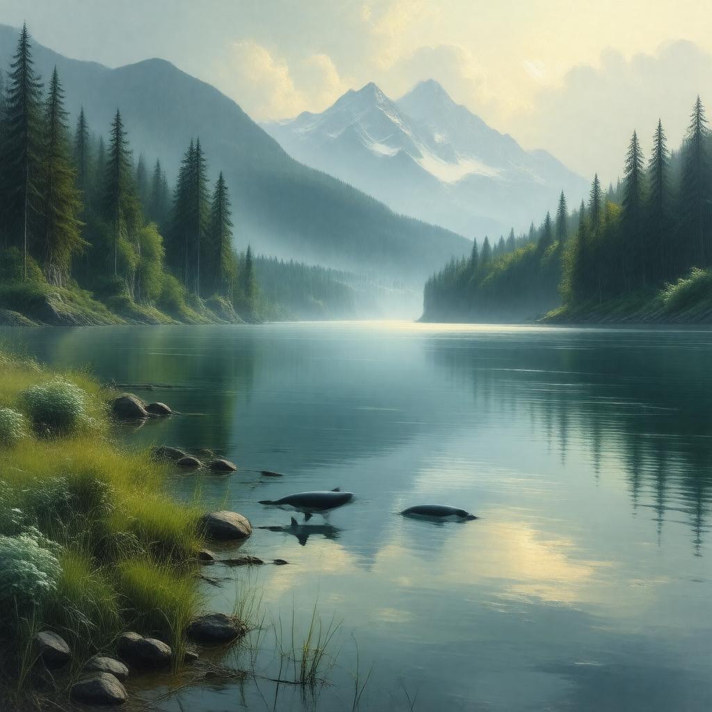 AI-created image of Puget Sound