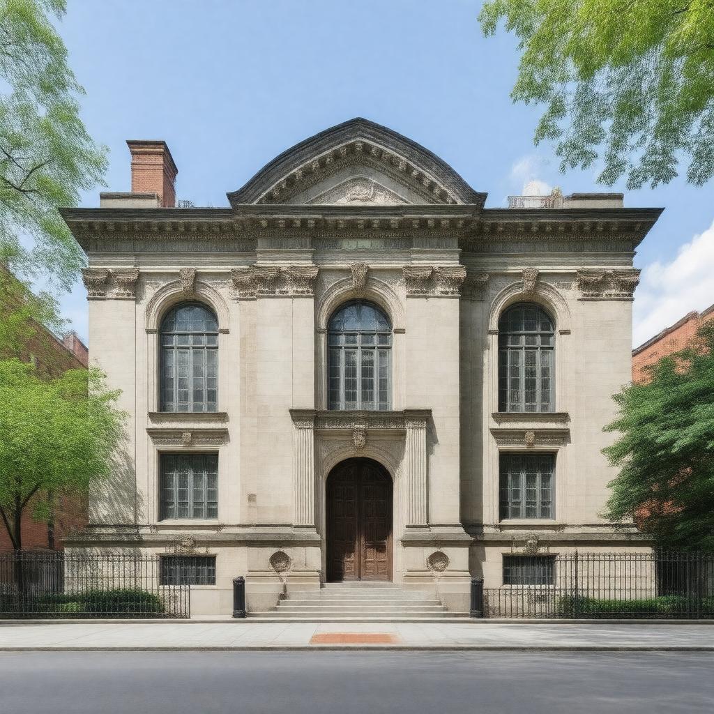 Click to view larger image AI-created image of Pulitzer Hall