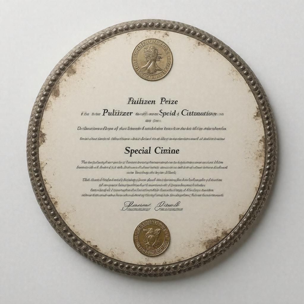 AI-created image of Pulitzer Prize Special Citation (2020, posthumous)