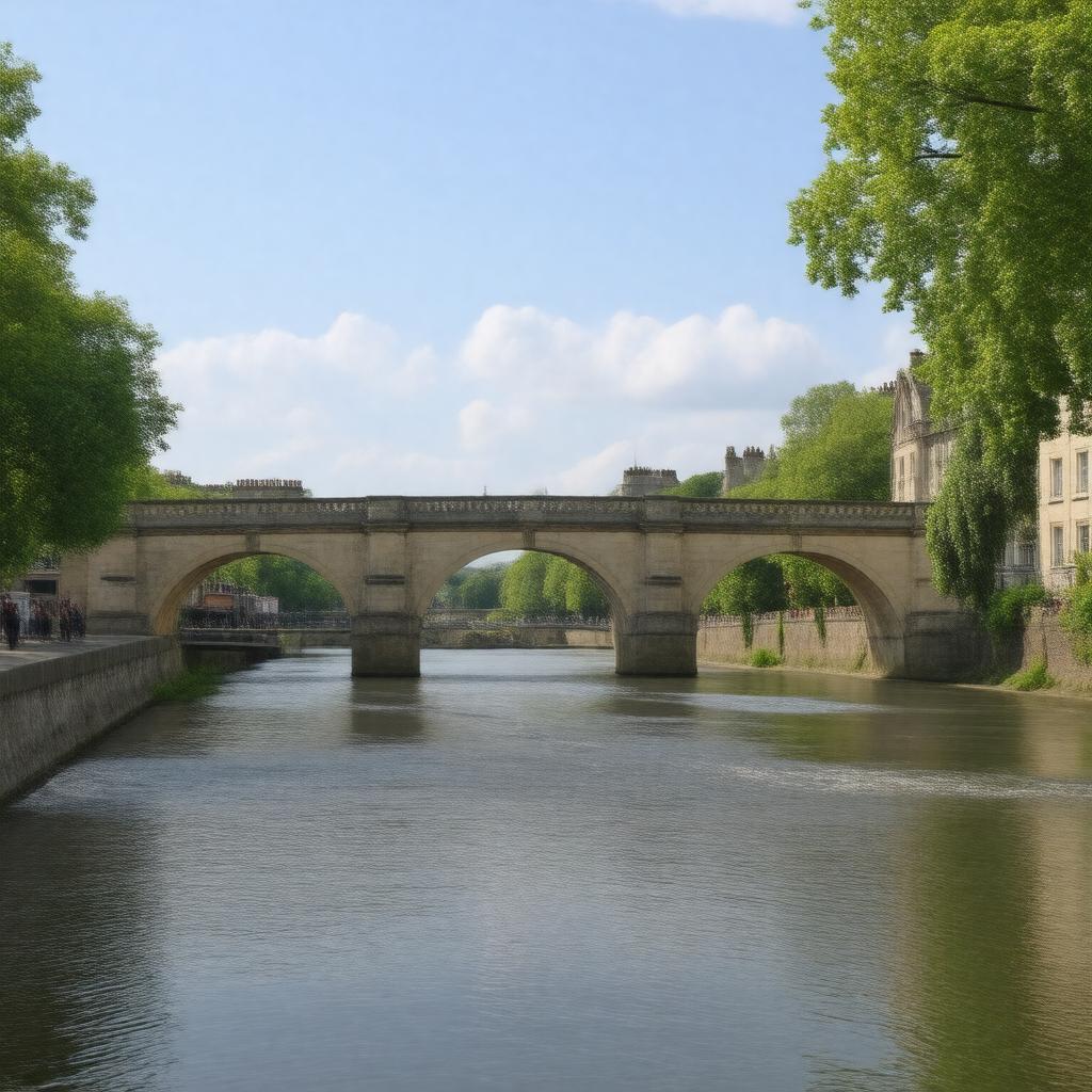 Click to view larger image AI-created image of Pulteney Bridge