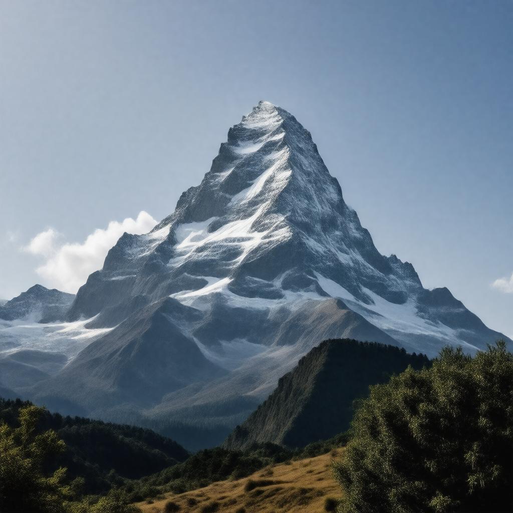 AI-created image of Puncak Jaya