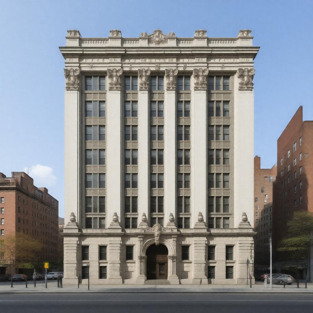 AI-created image of Pupin Hall