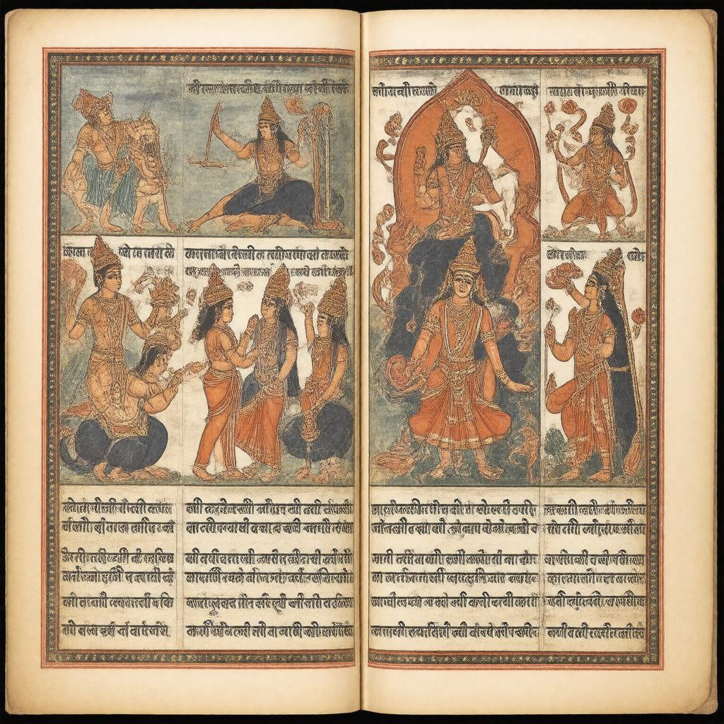 AI-created image of Puranas