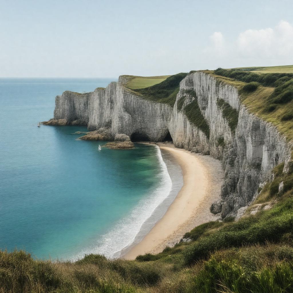 AI-created image of Purbeck Heritage Coast