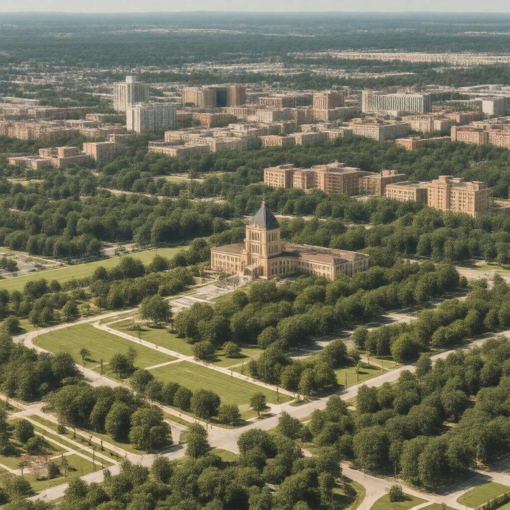 AI-created image of Purdue University