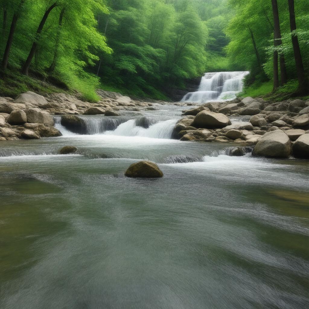 AI-created image of Purgatory Brook