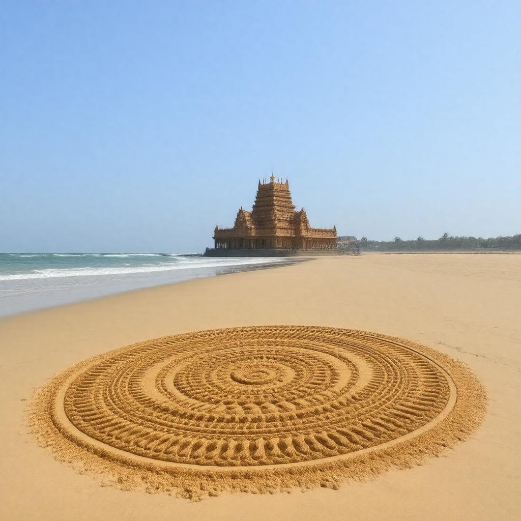 AI-created image of Puri Beach