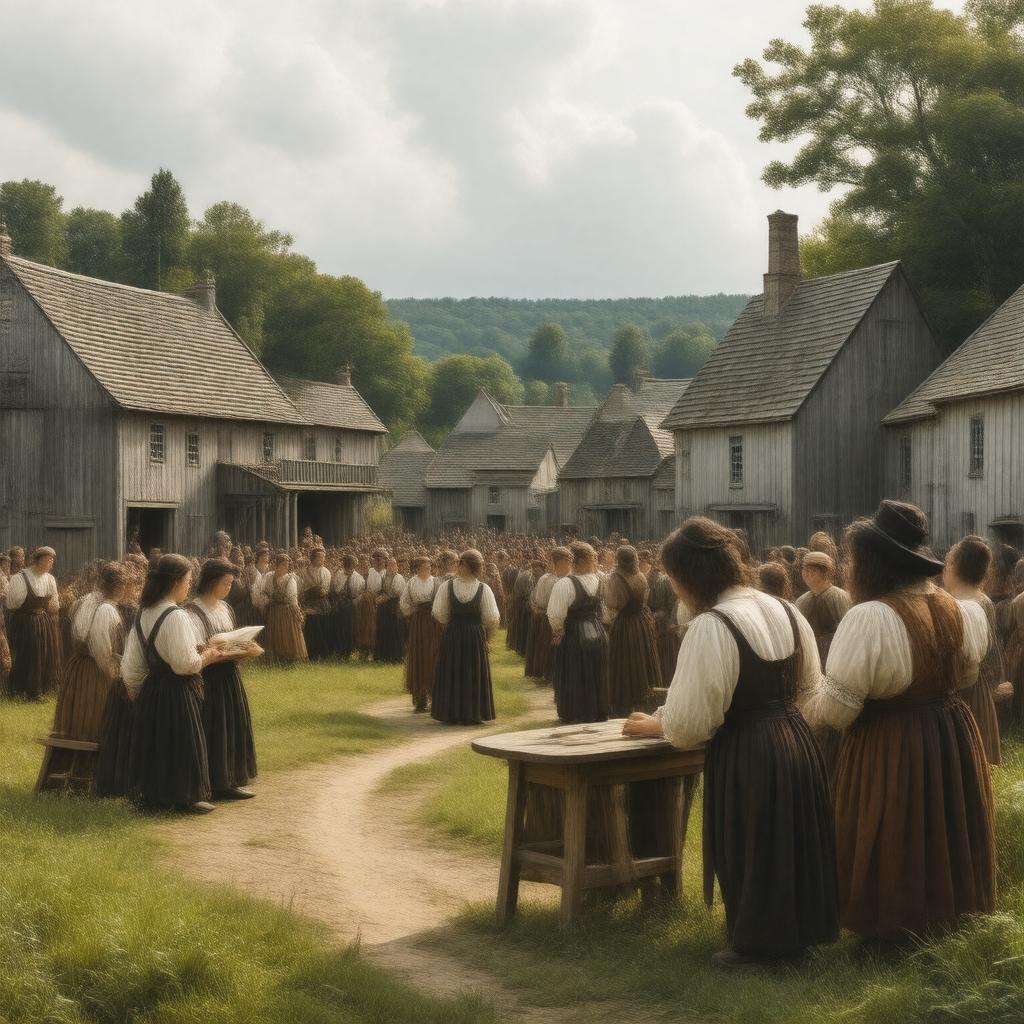 AI-created image of Puritans