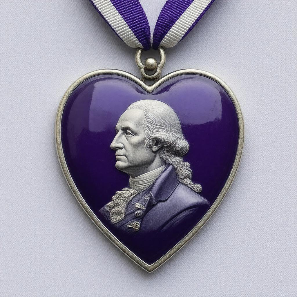 AI-created image of Purple Heart