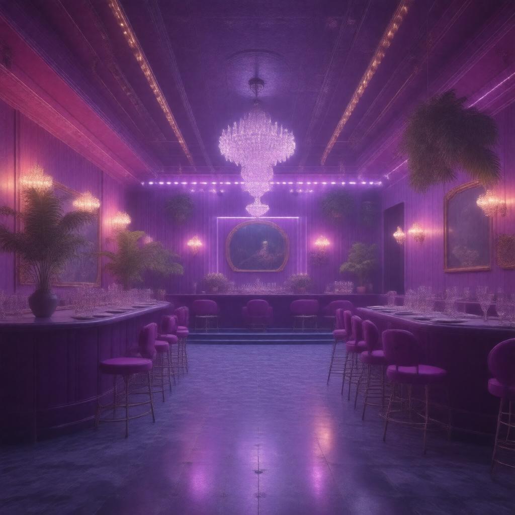 Click to view larger image AI-created image of Purple Room
