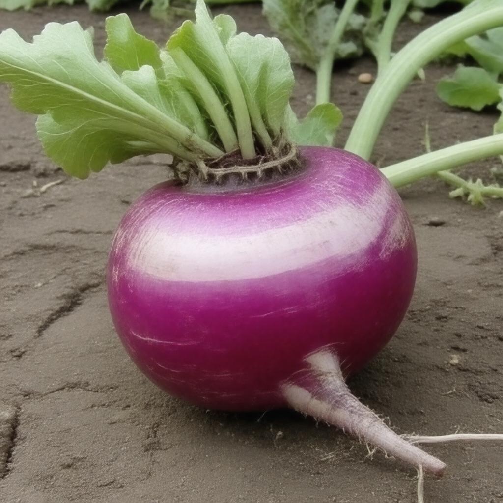 AI-created image of Purple Top White Globe