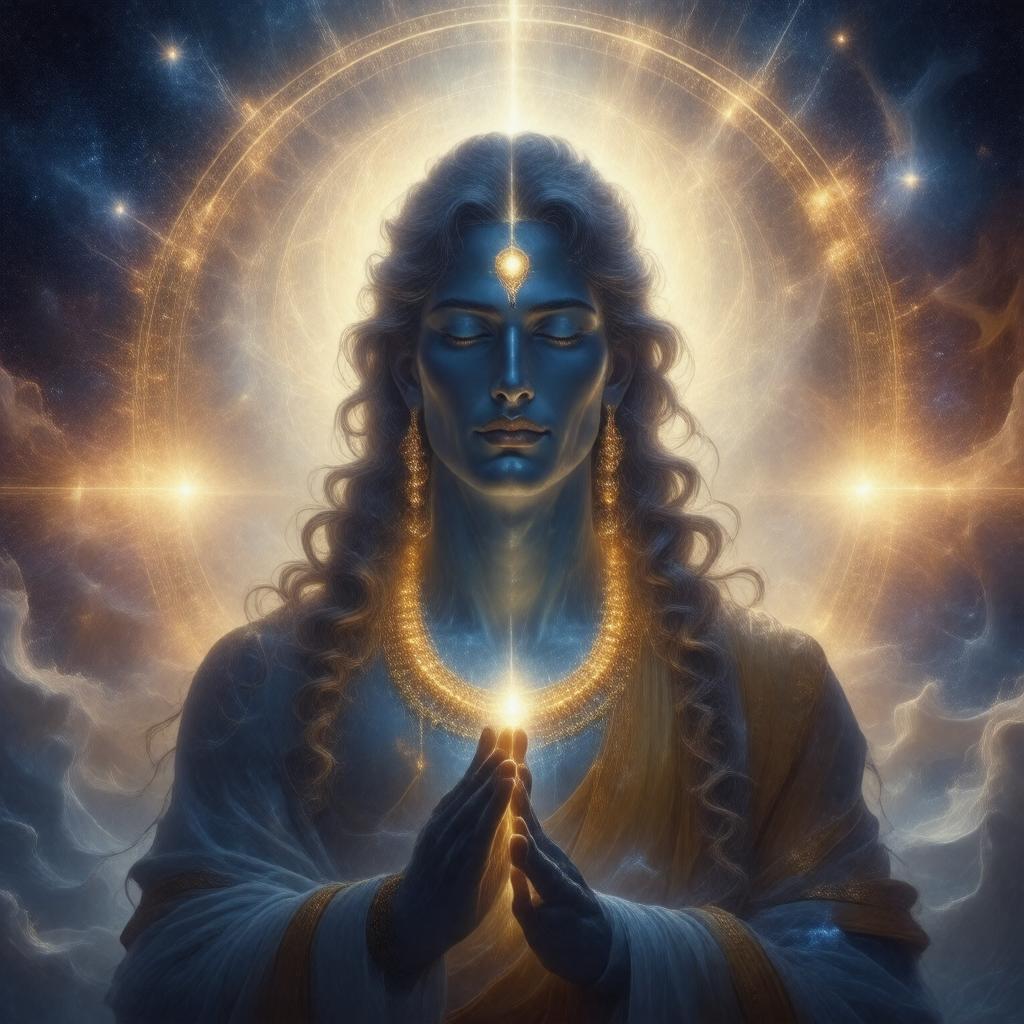 Click to view larger image AI-created image of Purusha