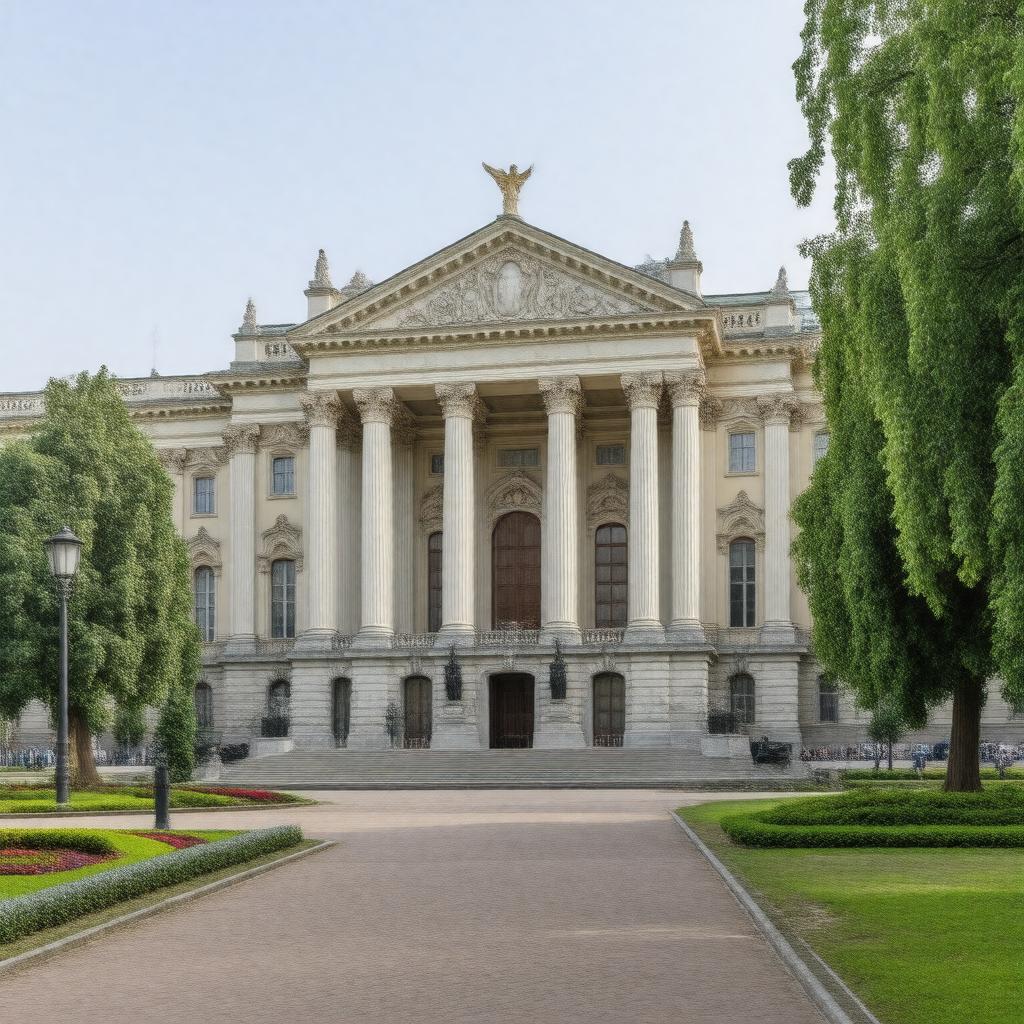 AI-created image of Pushkin Museum